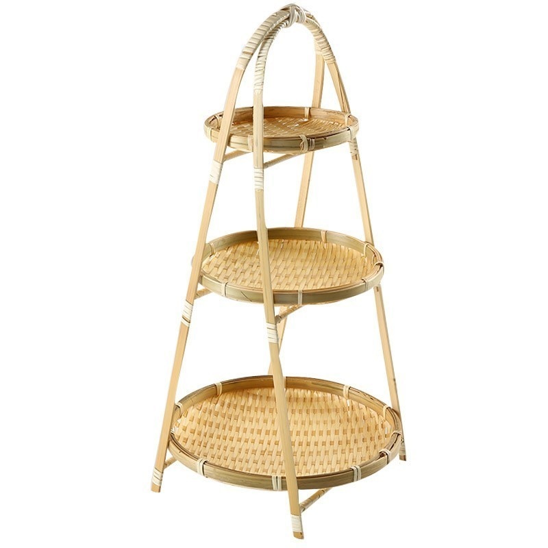 Weaving Bamboo 3-Tier Tray ST212117